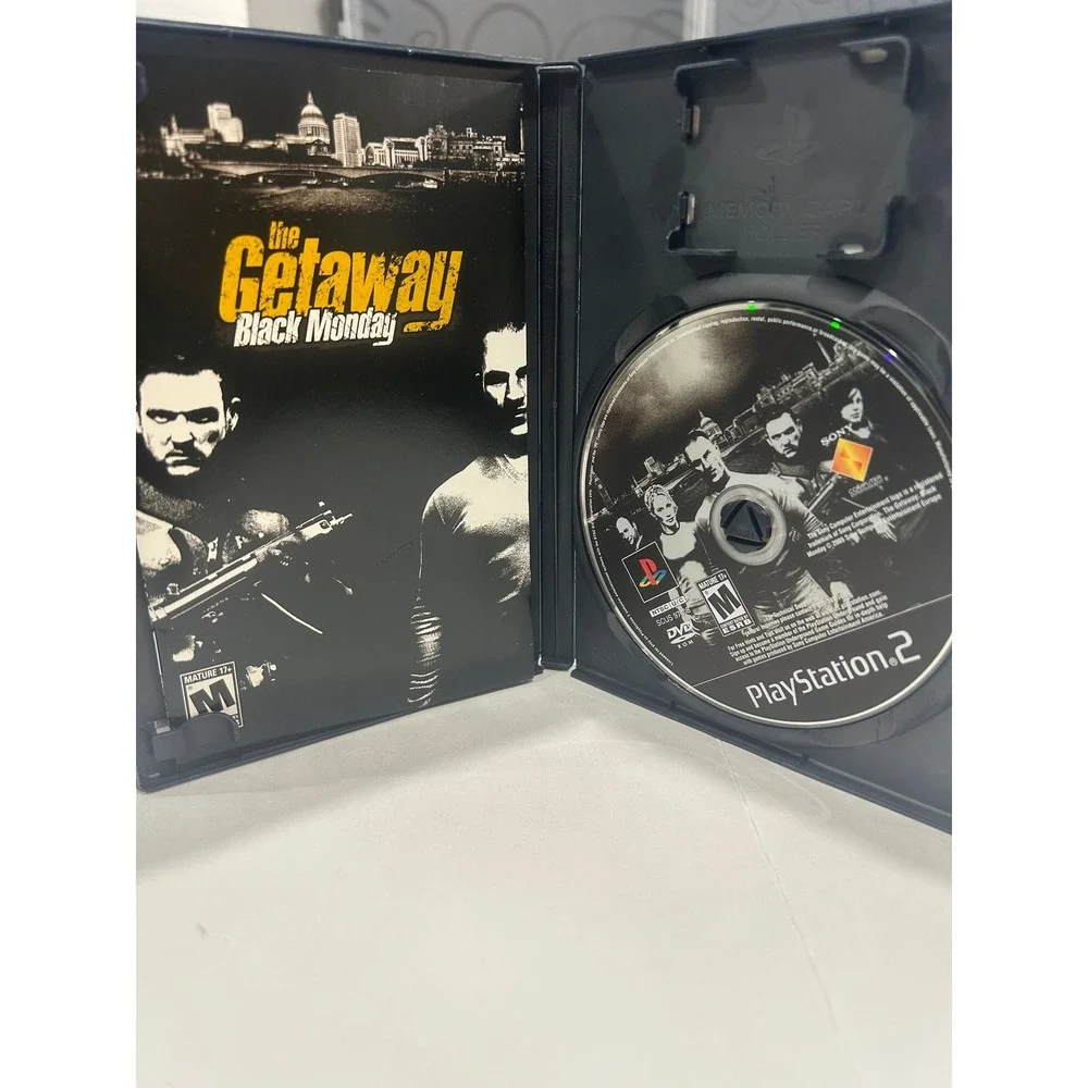 The Getaway Black‎ Monday PS2 Game Playstation 2 Action Adventure Crime (538)